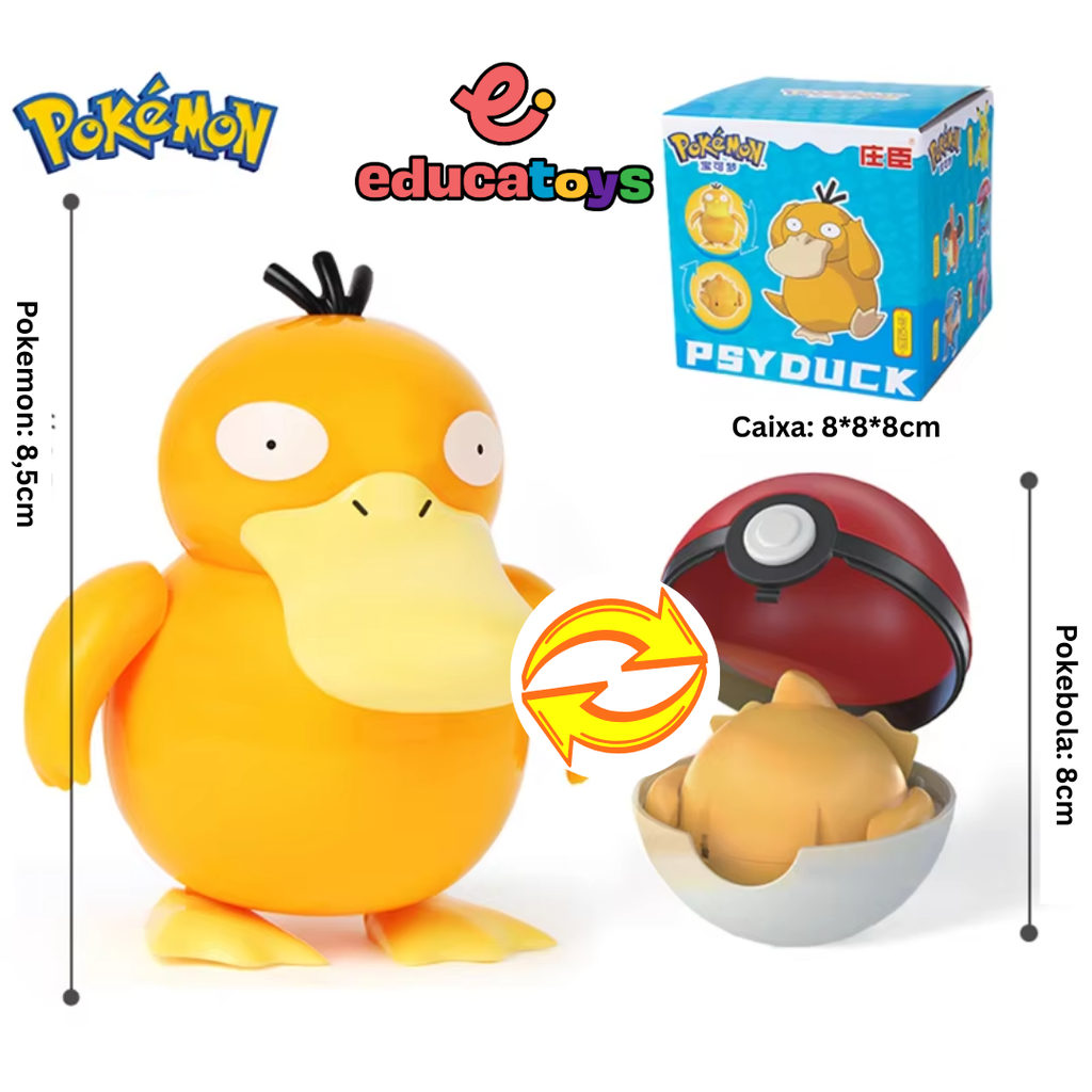 Psyduck con Pokébola Interactiva | Pokémon Coleccionable