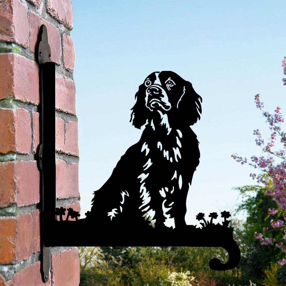 Soporte Metálico para Plantas Springer Spaniel Inglés
