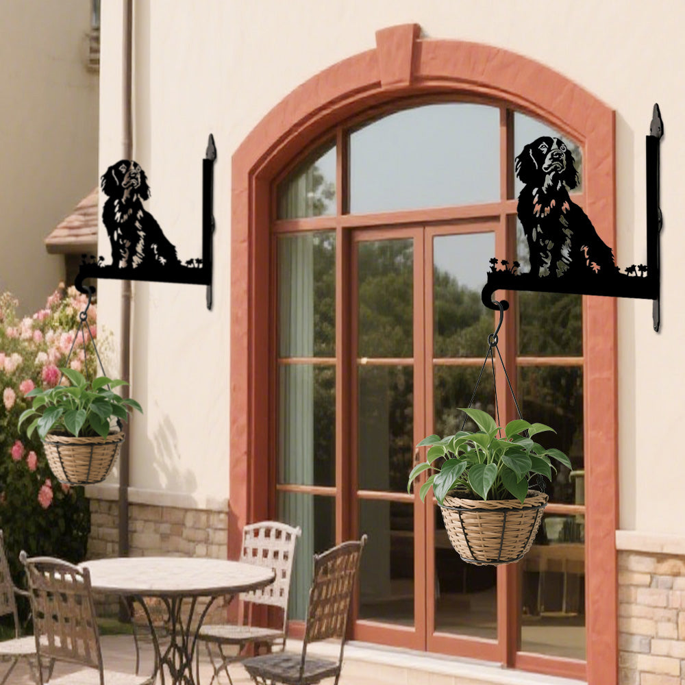 Soporte Metálico para Plantas Springer Spaniel Inglés
