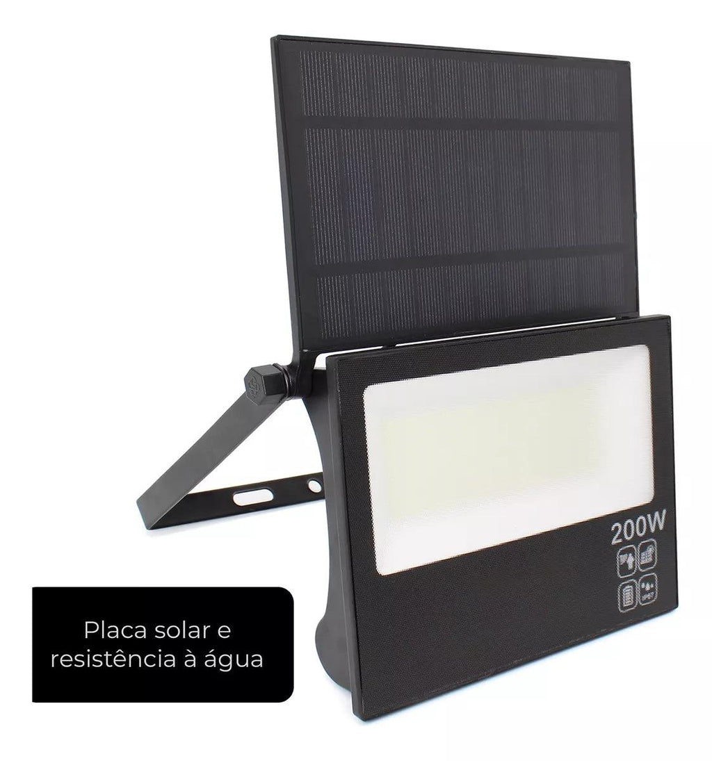 Reflector Solar LED 200W/300W con Panel Ajustable | Protección IP67
