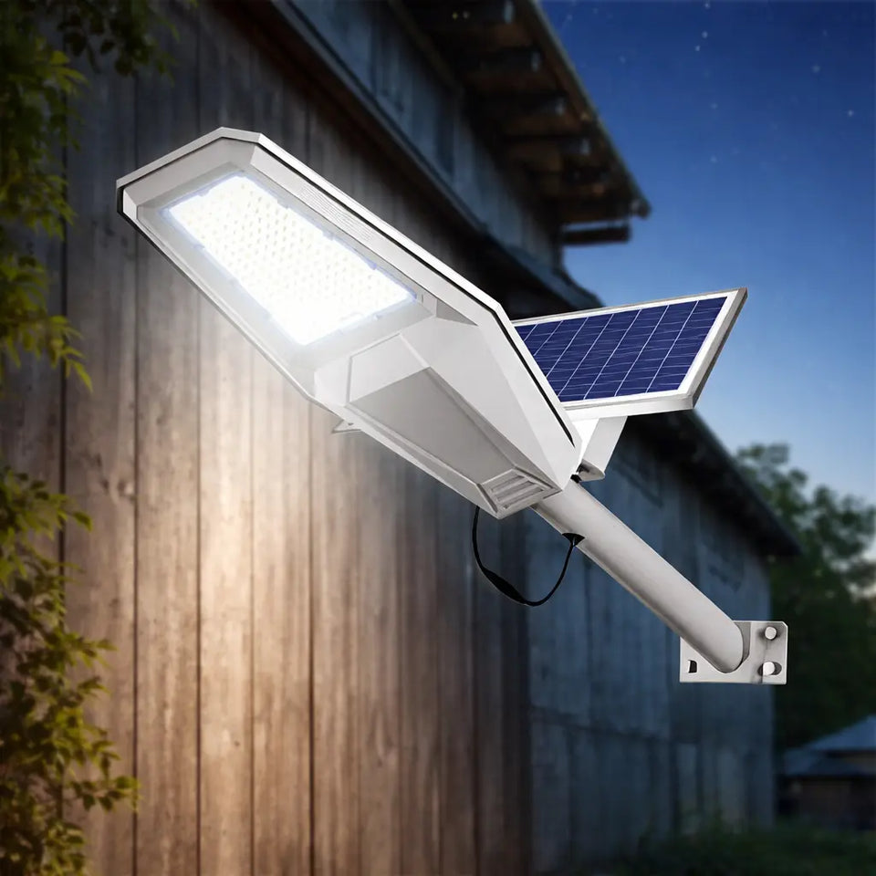 Luminaria Solar LED 1200W con Panel Externo | Control Remoto Incluido